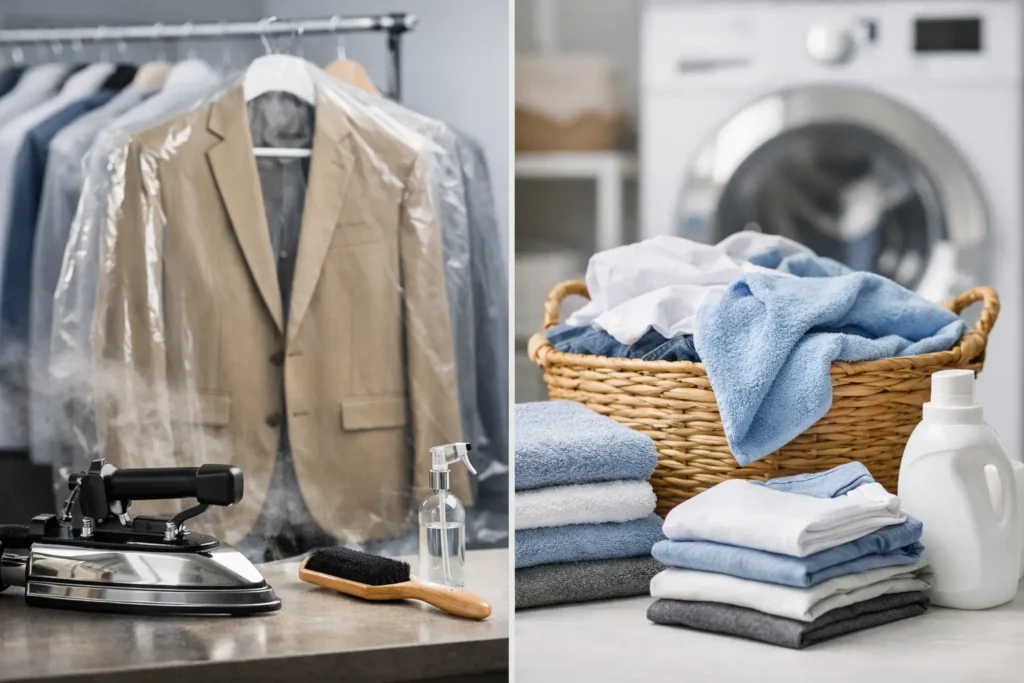 Dry Cleaning vs Laundry for Your Clothes