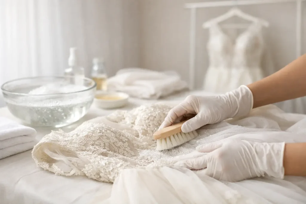 How to Clean a Wedding Dress Properly