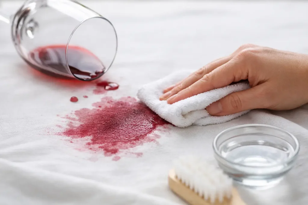 How to Remove Wine Stains Without Ruining Fabric