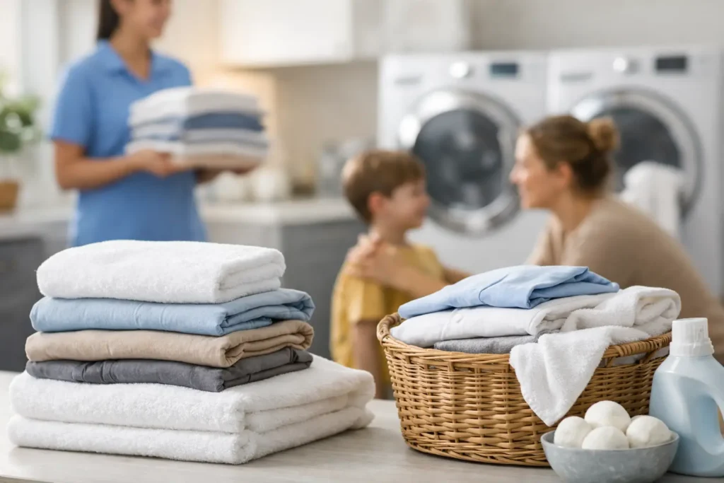 Professional Laundry Benefits for Busy Homes