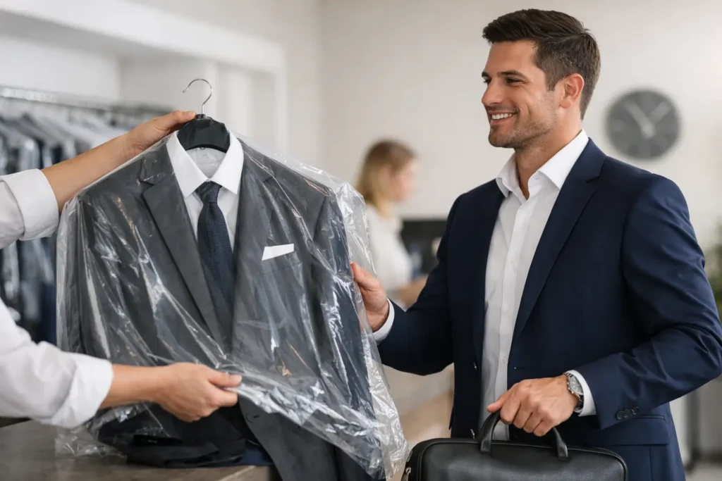 Suit Dry Cleaning Service That Saves Time