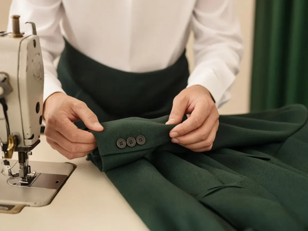 Tailor making an alteration