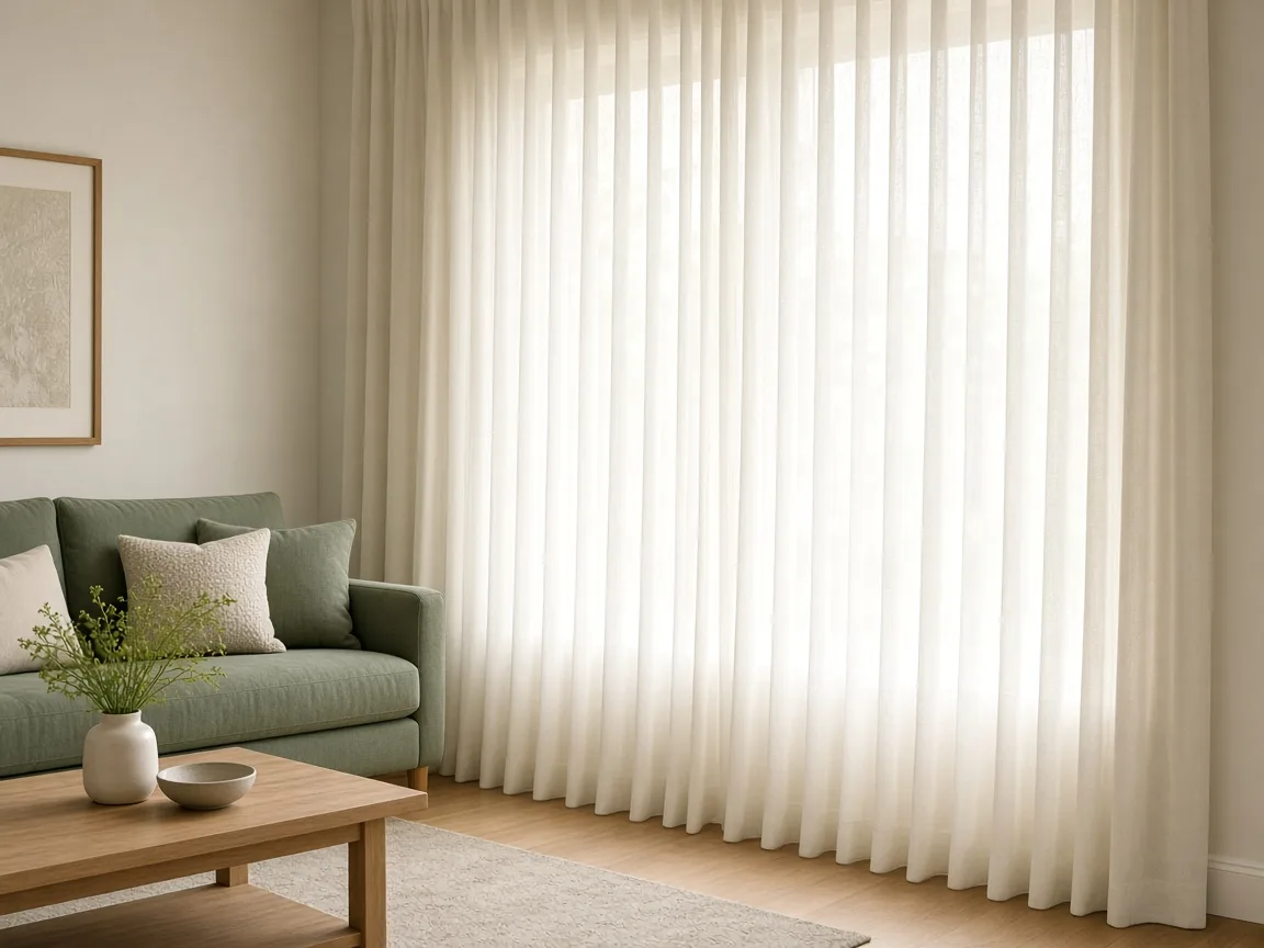 Clean curtains ready for return