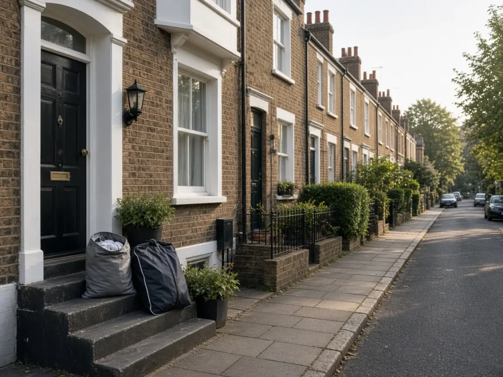 Dry Cleaning and Laundry in Tongham - collection from a Tongham terraced street